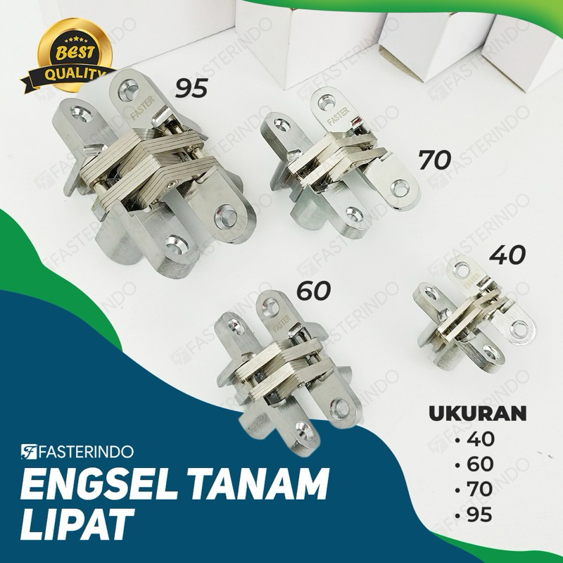 Engsel Lipat Tanam Kayu / Engsel Deer / Engsel Tanam Lipat