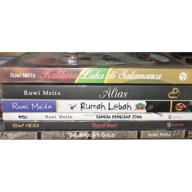 Novel-novel Preloved Original Ruwi Meita | Rumah Lebah | Kaliluna di Luka Salamanca | Alias, Harga U