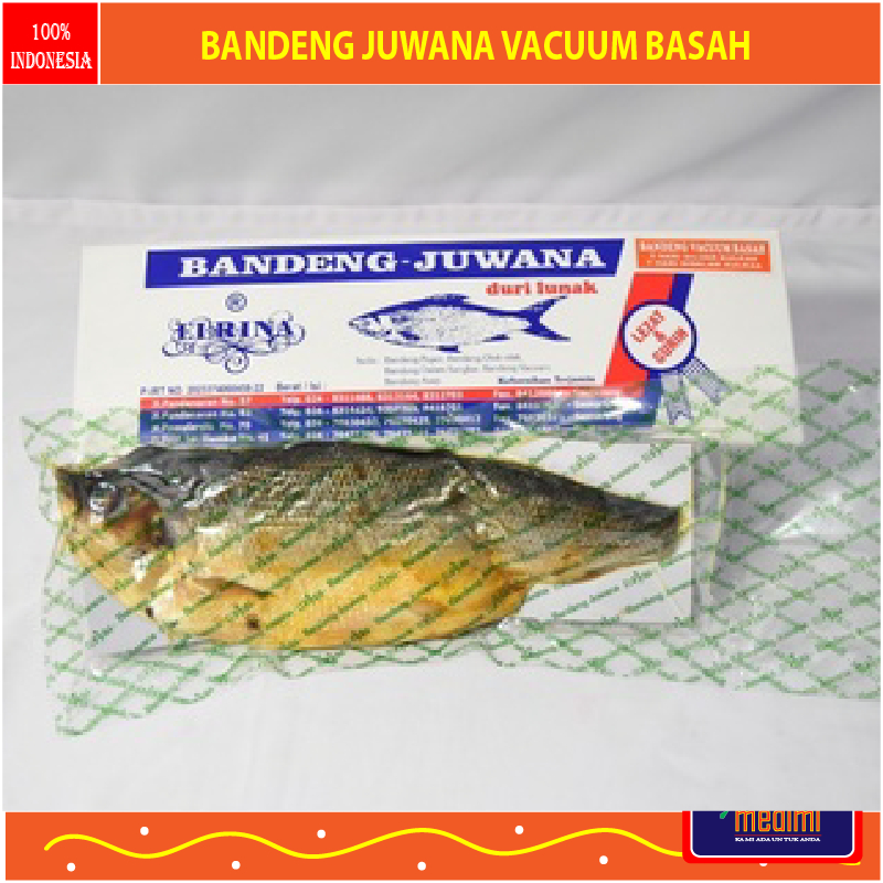 

BANDENG JUWANA DURI LUNAK ELRINA |VACCUM basah | ketahanan 5-7 hari 1 kg