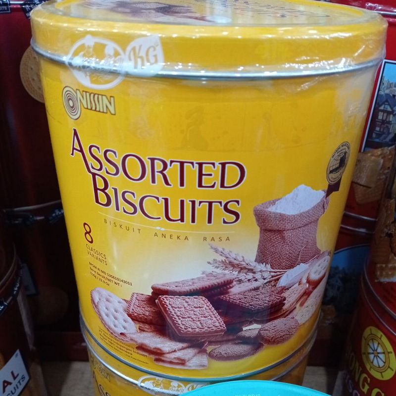 

Nissin Assorted Biscuits Yellow 650g
