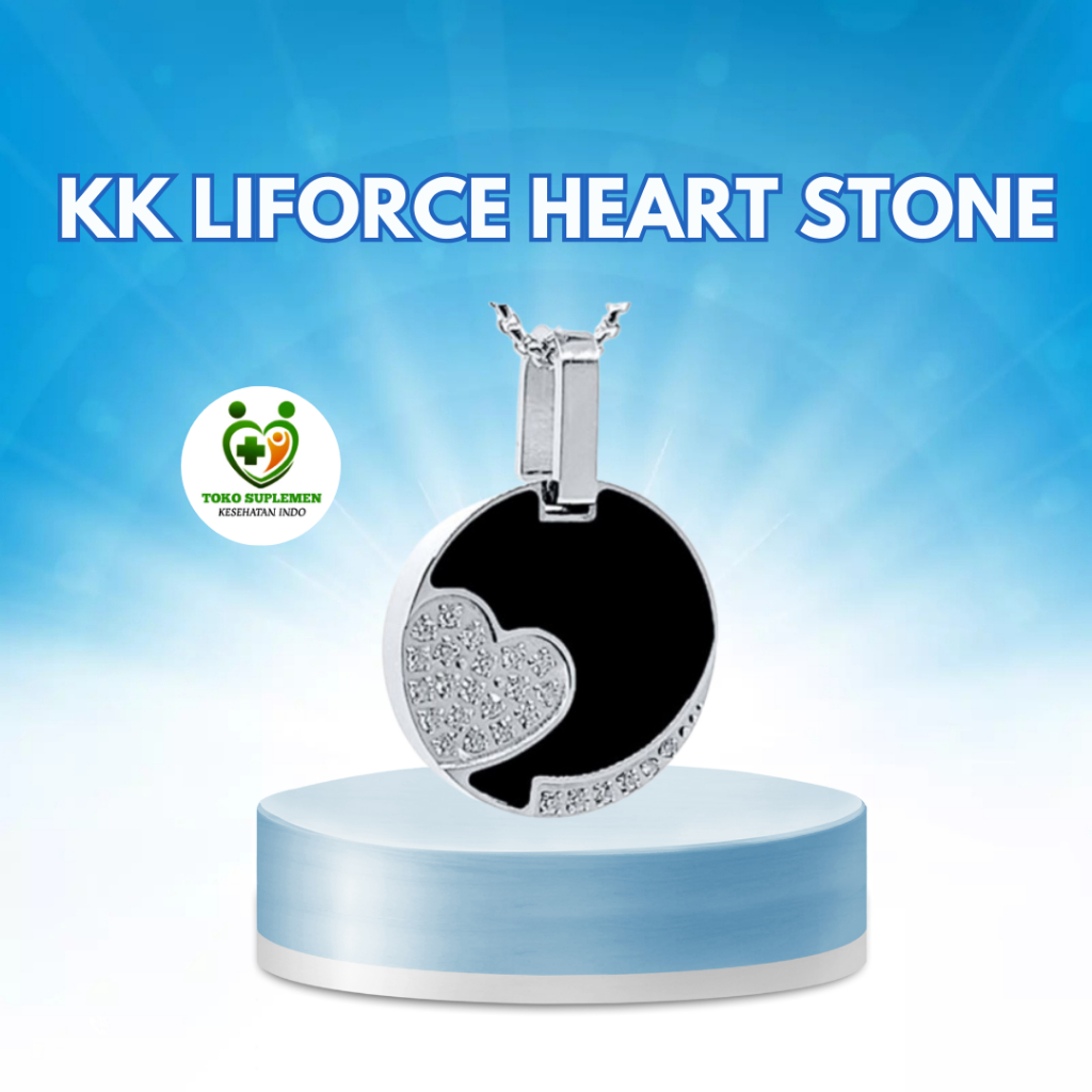 KK Liforce Heart Stone Kalung Kesehatan Anti Radiasi KK Indonesia