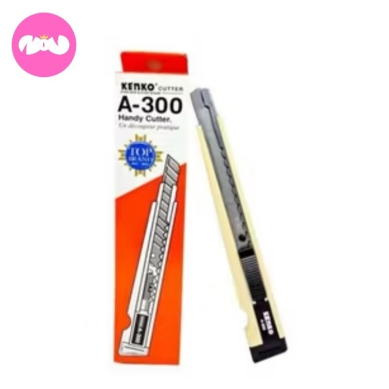 

Cutter Kenko Kecil A-300 Pisau Cutter ❤️