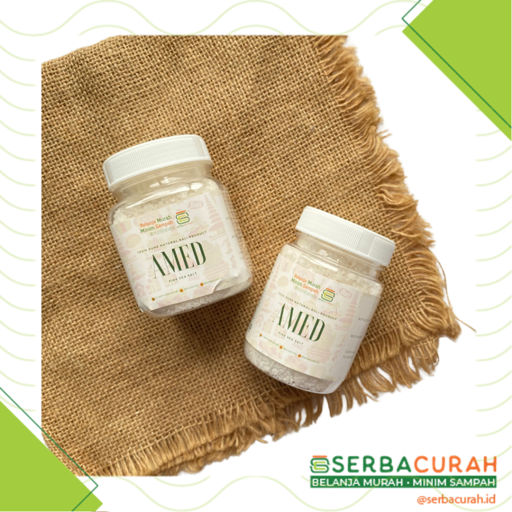 

Garam Amed | Bali Natural Sea Salt | Kemasan Jar Plastik 125 gr
