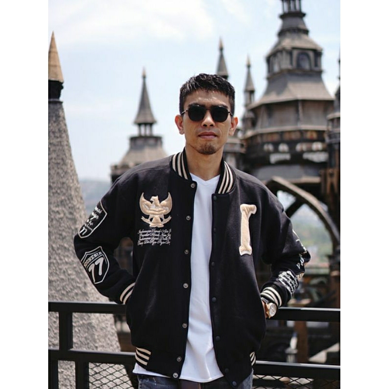 Jaket Timnas Indonesia, Jaket Timnas Premium, Jaket Varsity,, Varsity Original, Baseball Premium Qua