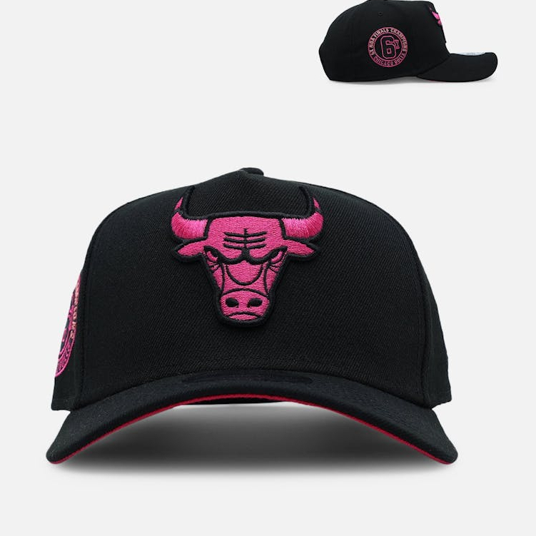 Topi Baseball Chicago Bulls Banteng Hitam pink New Era Cap 9Fifty – Gaya Sporty & Ikonik pria wanita