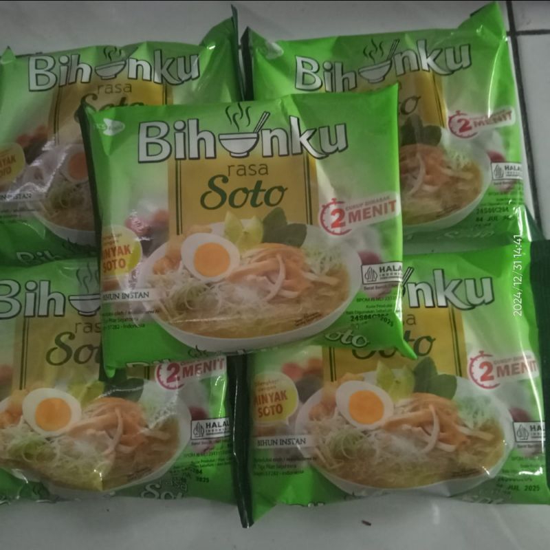 

PROMO!!! PAKET BIHUNKU VARIAN RASA SOTO 5 PCS