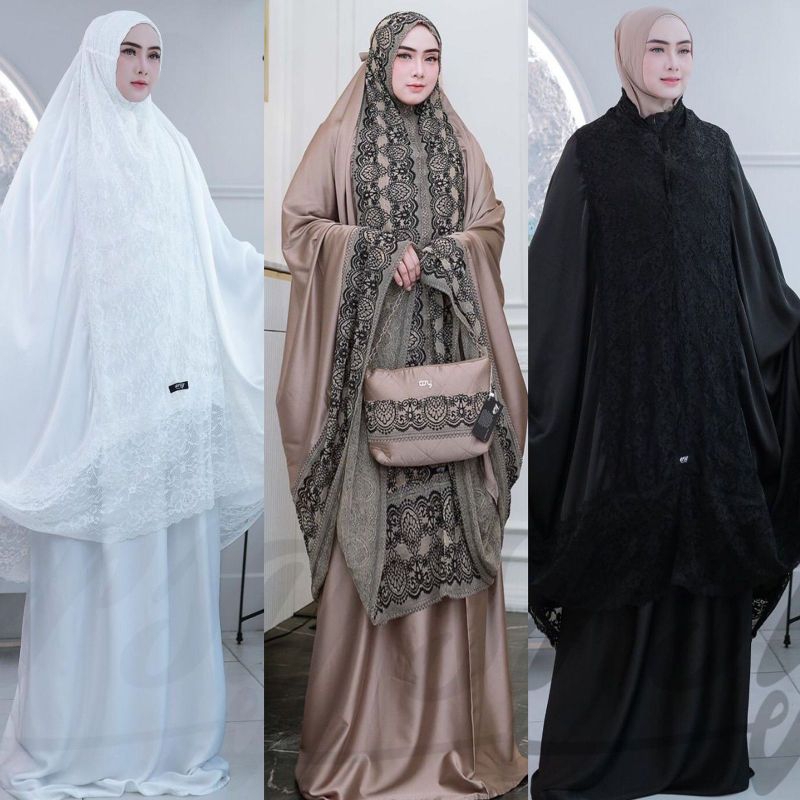 MUKENA LEBARAN TERBARU  HAWWA JUMBO PREMIUM BY ARSY HIJAB/MUKENA MEWAH/MUKENA ARMANI SLIK