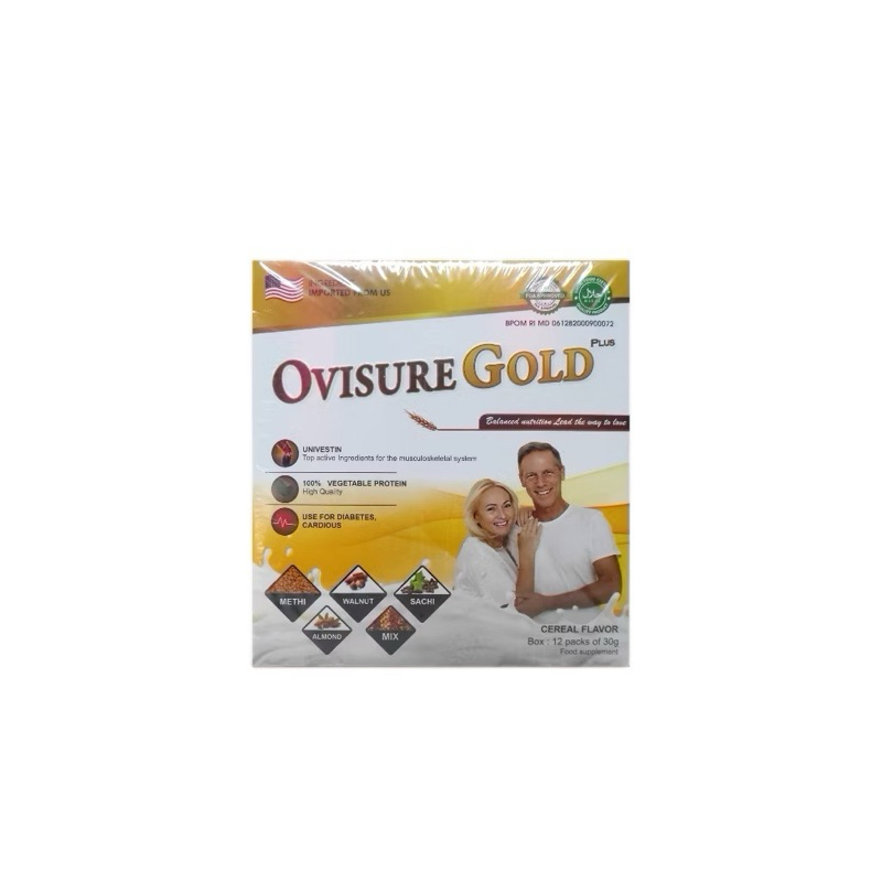 

Ovisure Gold Susu Obat Vitamin Tulang Sendi Syaraf Kejepit Keram Original Asli USA