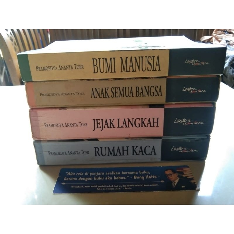 Tetralogi Pulau Buru Pramoedya kertas Hvs Langka