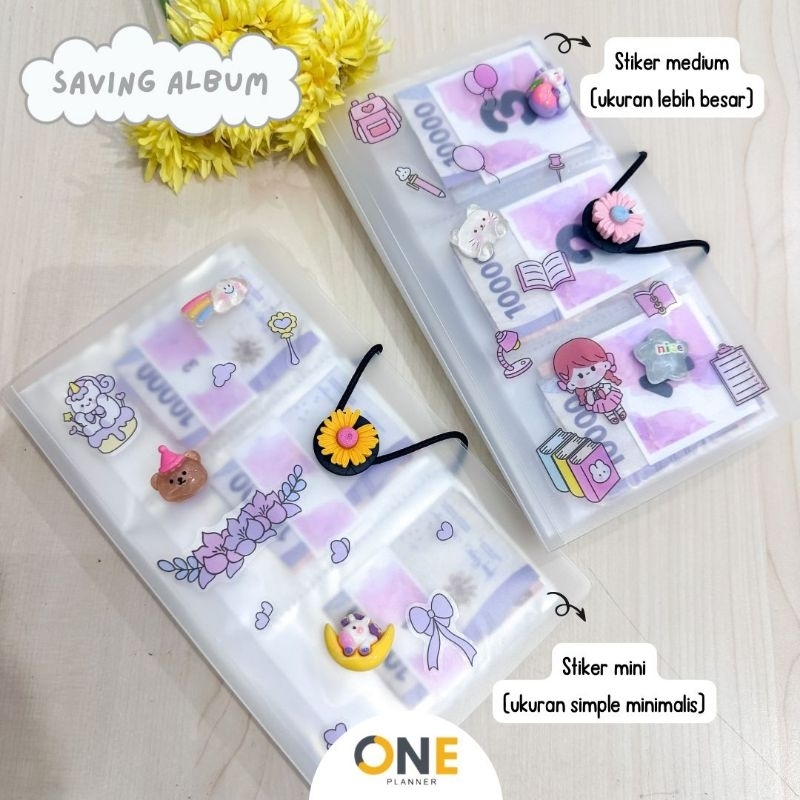 

PAKET SAVING ALBUM, menabung dengan nomor urut 1-120,menabung menggunakan album Stationery