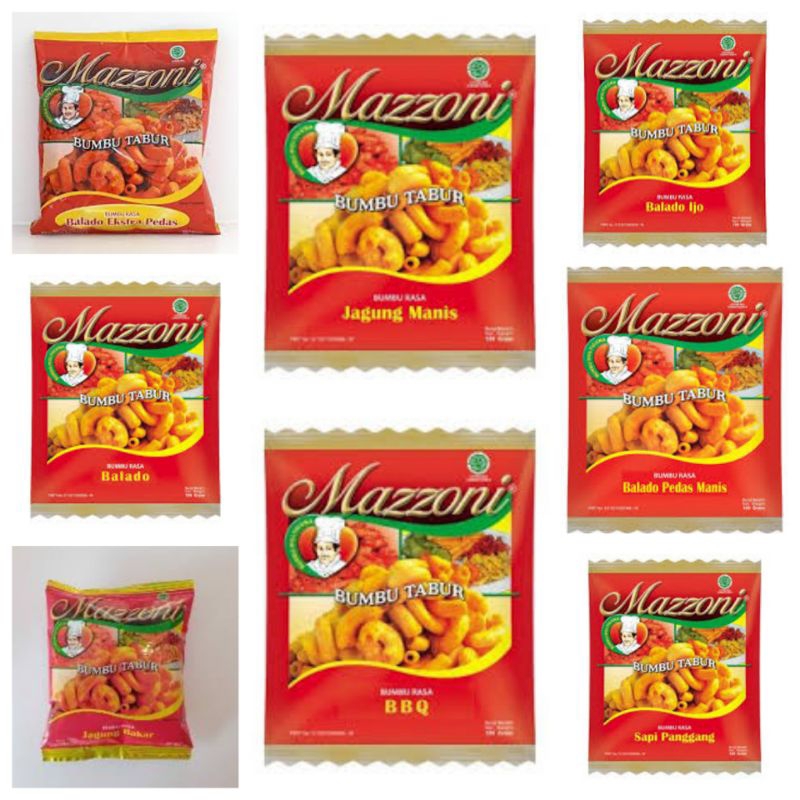 

mazzoni bumbu tabur harga tertera 1 pcs all varian