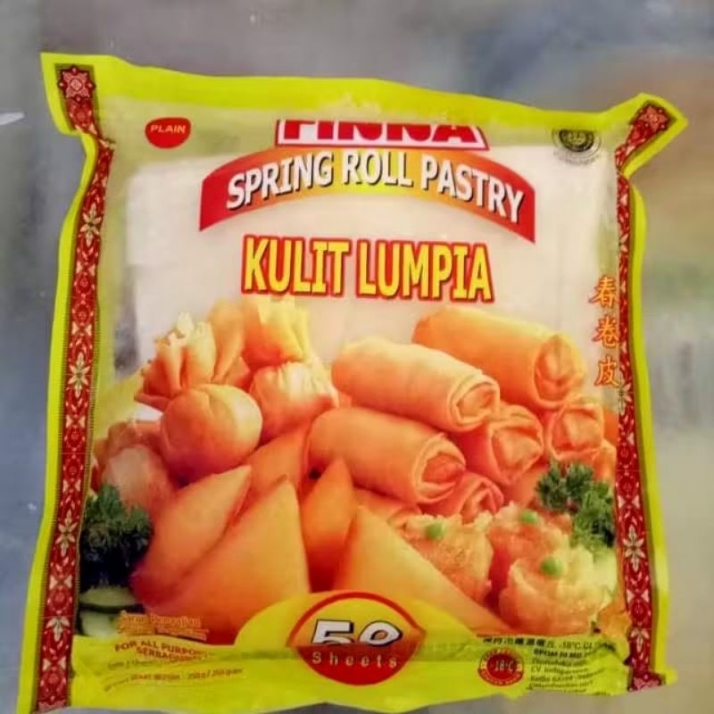 

Kulit lumpia 50 lembar ukuran 125mm X 125mm by Finna