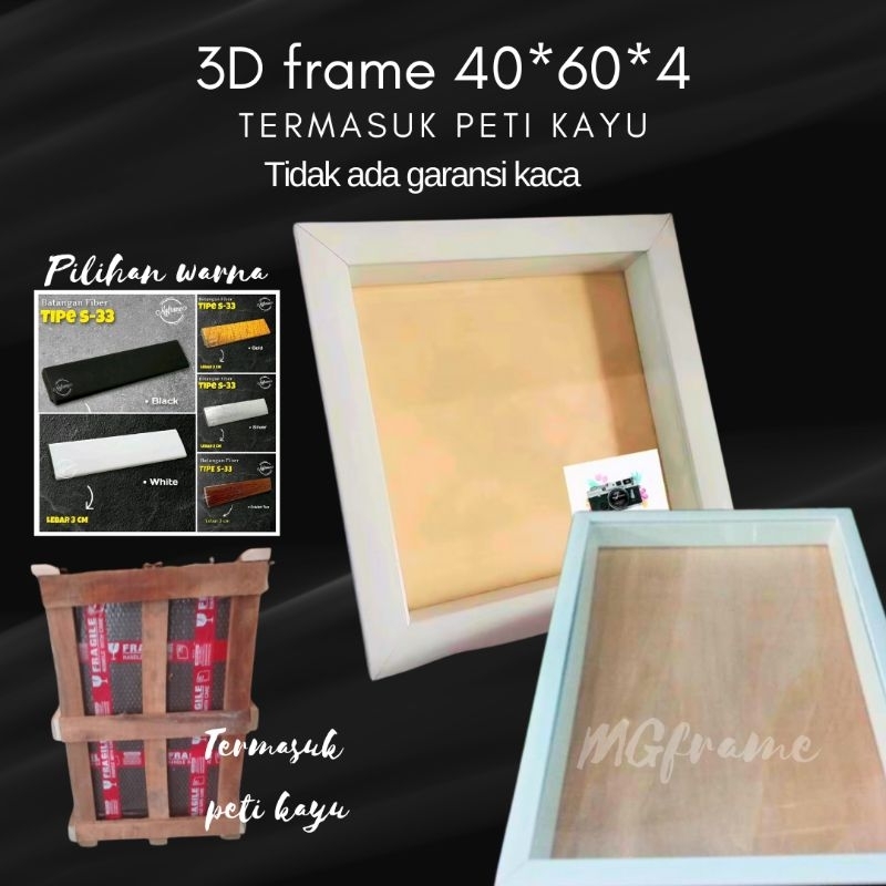 3D frame scrapbook pigura mahar 40x60 16RS