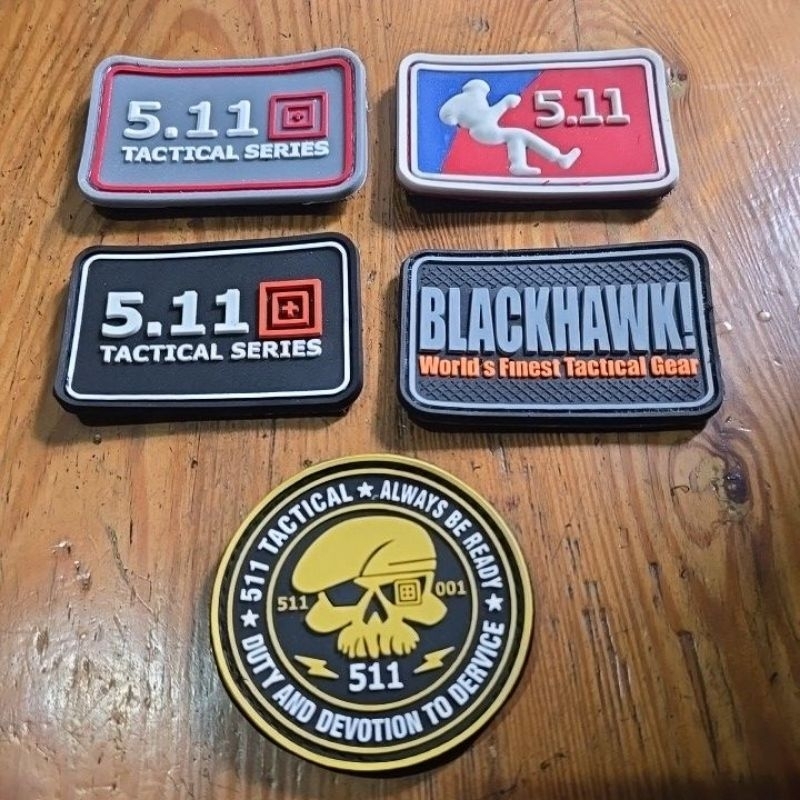 Patch Rubber/emblem karet Tactical 5.11 Series