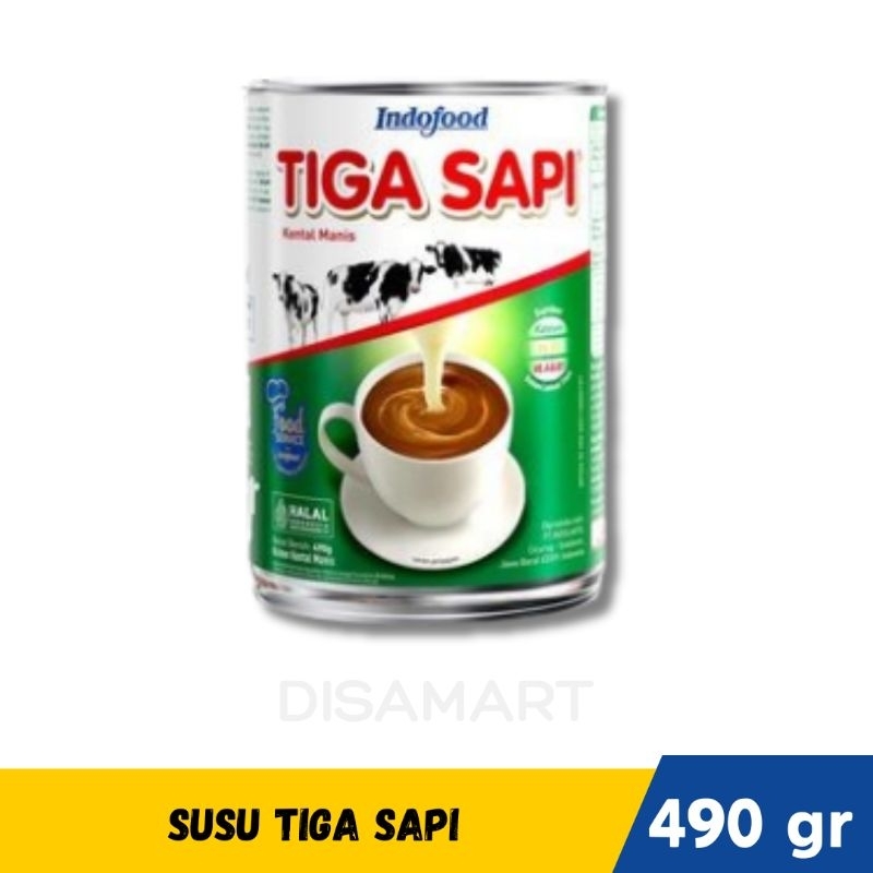 

Susu Kaleng Tiga Sapi Kental Manis 490 gr Eceran Murah