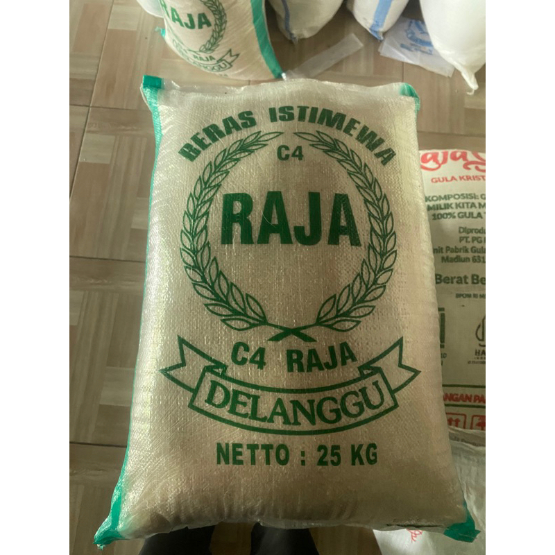 

Beras Raja 25kg beras Delanggu beras sukoharjo beras kampung beras pulen