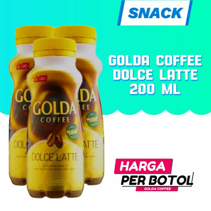 

Golda Coffee 200 Ml, Dolce Latte, Cappuccino