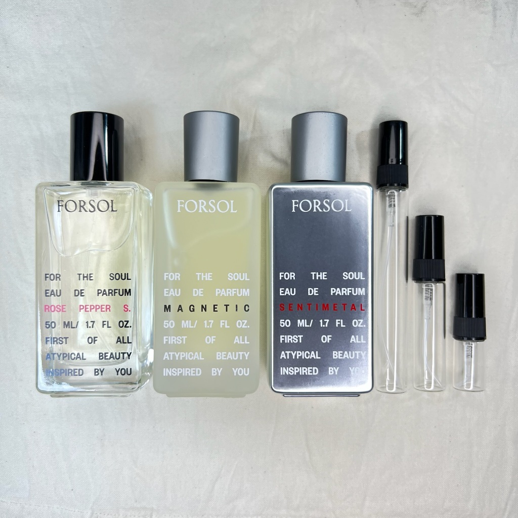 [Decant Share] Forsol Perfumes - Sentimetal | Magnetic | Rose Pepper Scissors