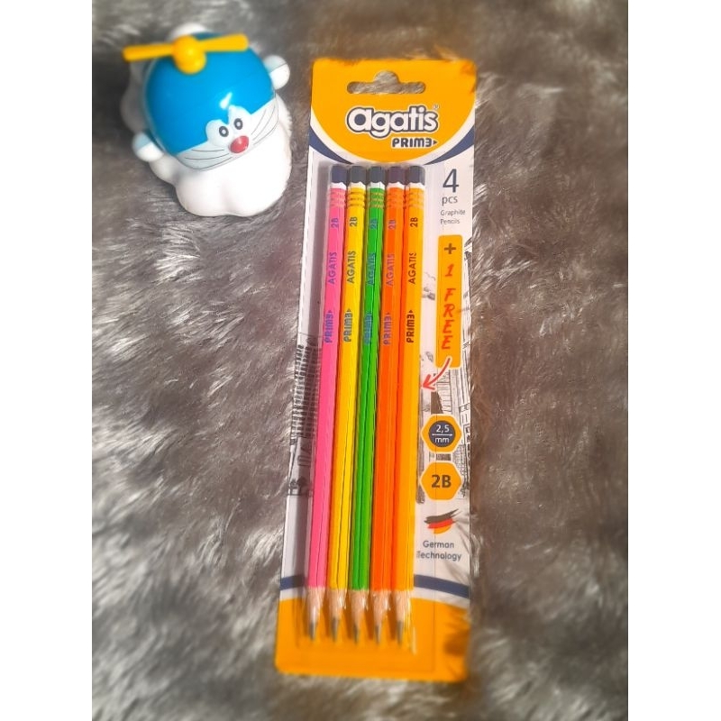 

AGATIS PENSIL TULIS 2B PRIME HEXAGONAL ISI 5 PCS