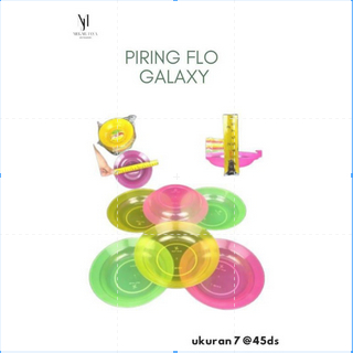 Piring Plastik Flo / Piring Plastik Warna / Piring Kecil