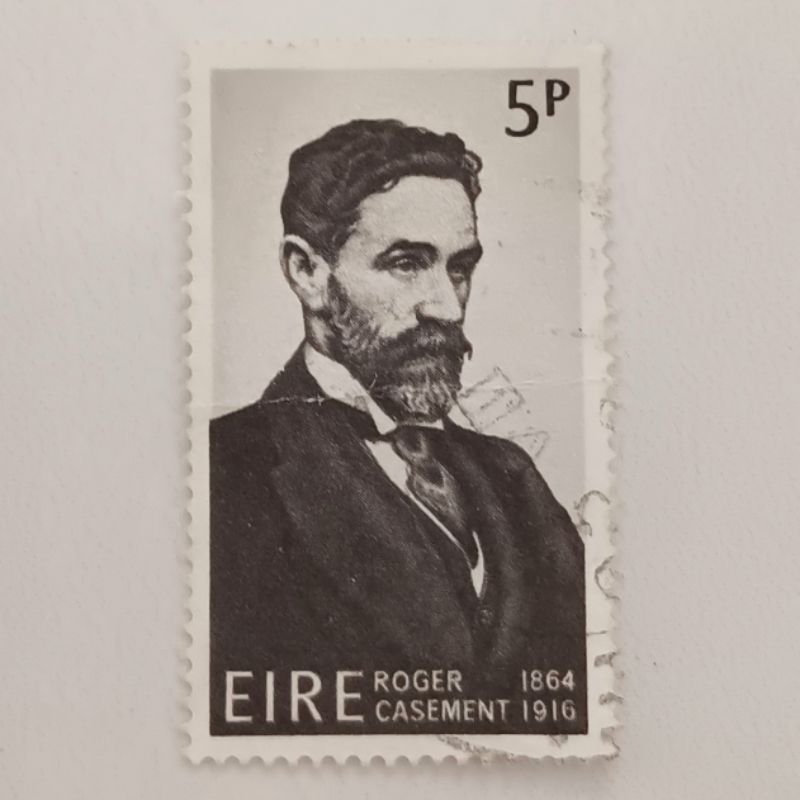 

(AA) Perangko Irlandia 1966 50th Death Anniv. of Roger Casement (patriot) - Roger Casement 1864-1916 5 penny Used