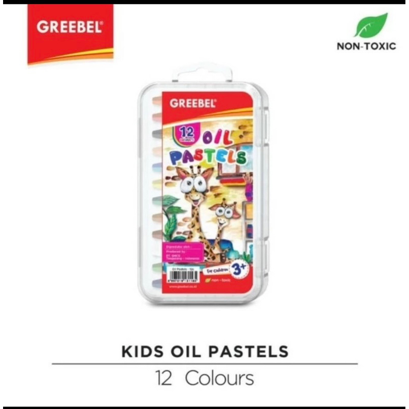 

CRayon 12 warna / Oil pastel GREEBEL 12 warna