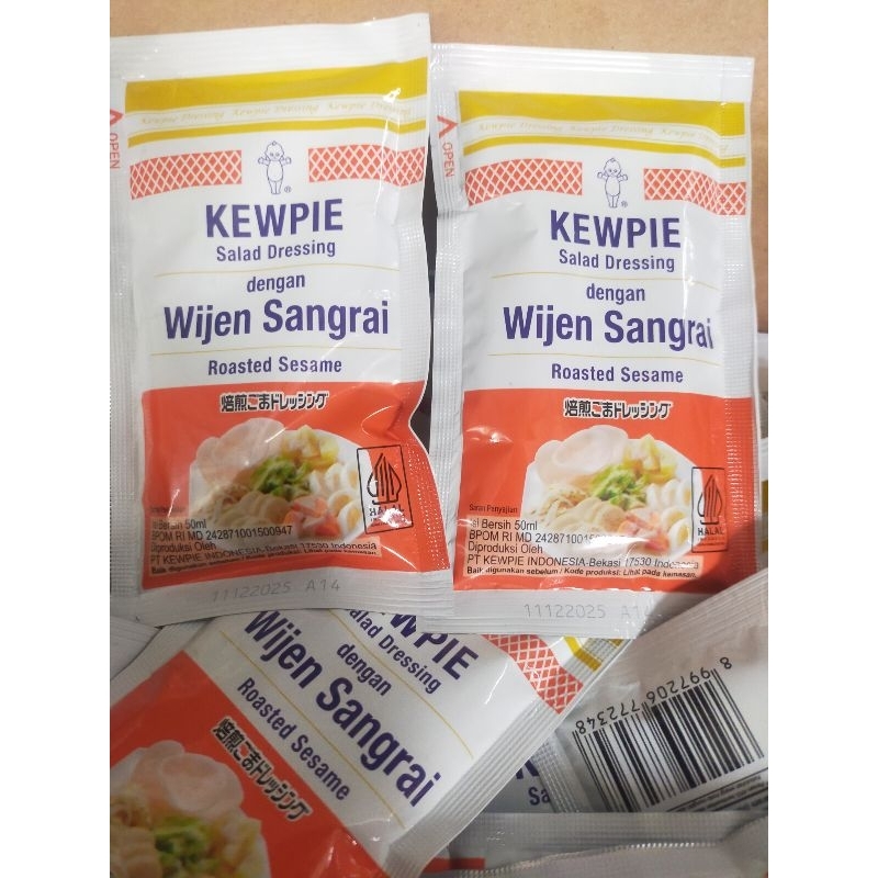 

Kewpie Salad Dressing dengan Wijen Sangrai Roasted Sesame 50ml