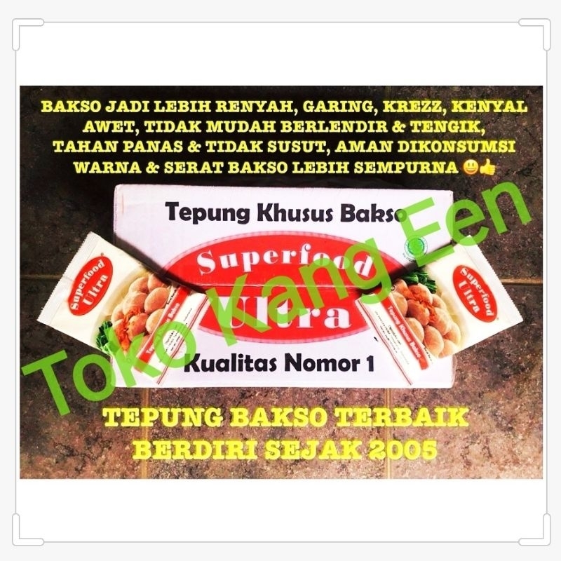 

RB22 PERENYAH - PENGENYAL BAKSO : ULTRA SUPERFOOD, BAKSO KENYAL - RENYAH - GARING - AWET - HALAL