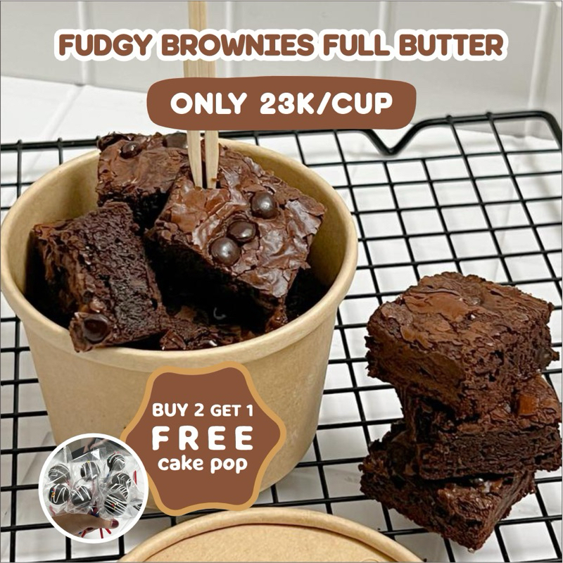 

Fudgy Brownies Full Butter 23K/Cup