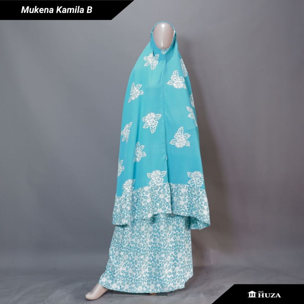 Batik Huza Mukena Batik Mukena Dewasa Mukena Jumbo Mukena Kamila (B)
