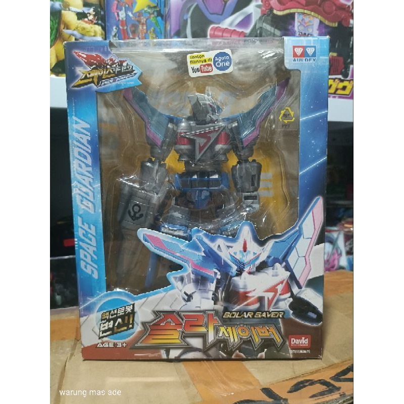 ACTION FIGURE GIANT SPACE GUARDIAN SOLAR SAVER - ROBOT GUARDIAN SPACE SOLAR SAVER