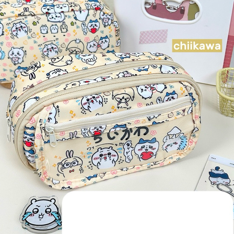 

kotak pensil unik lucu motif kartun loopy pochacco capybara / kotak pensil anak