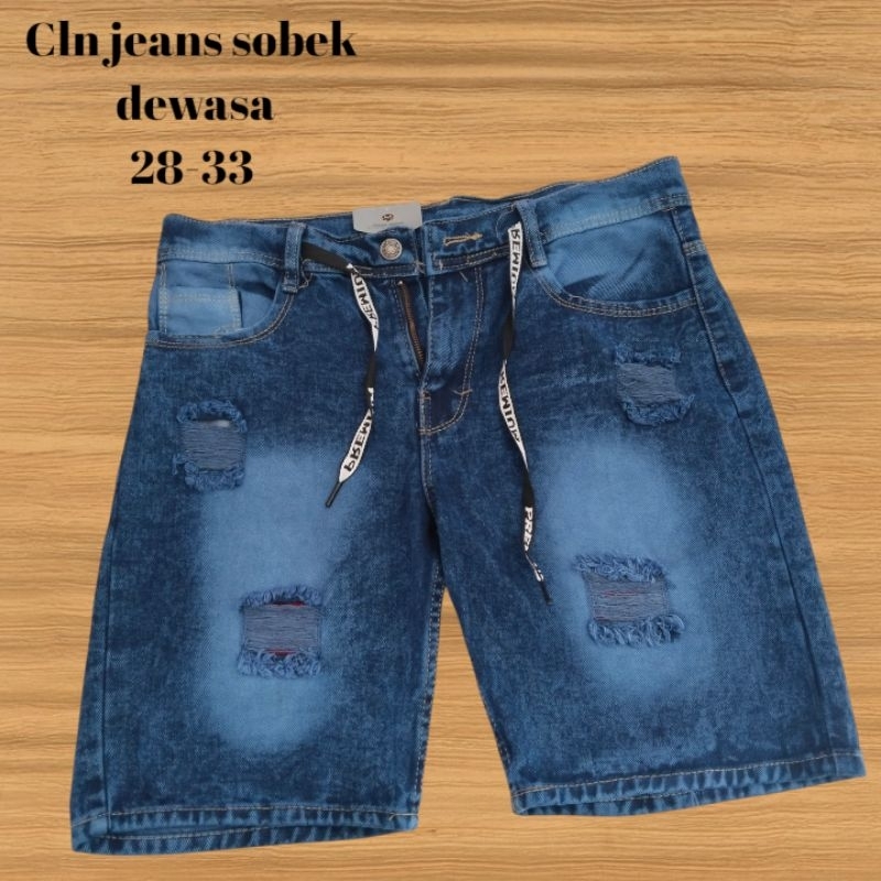 CELANA JEANS A&BEE PENDEK DEWASA/CELANA JEANS SOBEK/CELANA JEANS SOBEK DEWASA