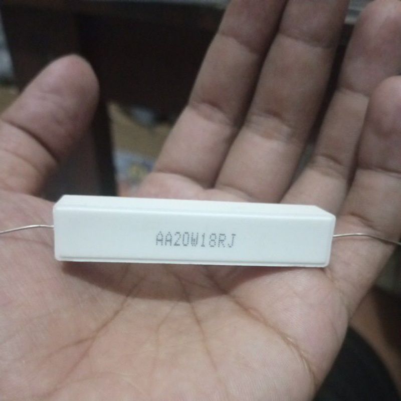 RESISTOR 18R 20 WATT RESISTOR KAPUR 18 OHM 20 WATT RESISTOR SOFT START