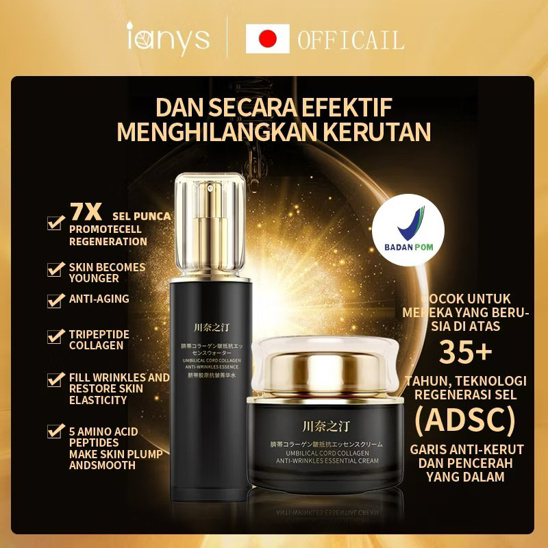 Ianys BPOM 2pcs SALON KECANTIKAN PREMIUM stem cell 10Xmengurangi garis-garis halus mengencangkan kul