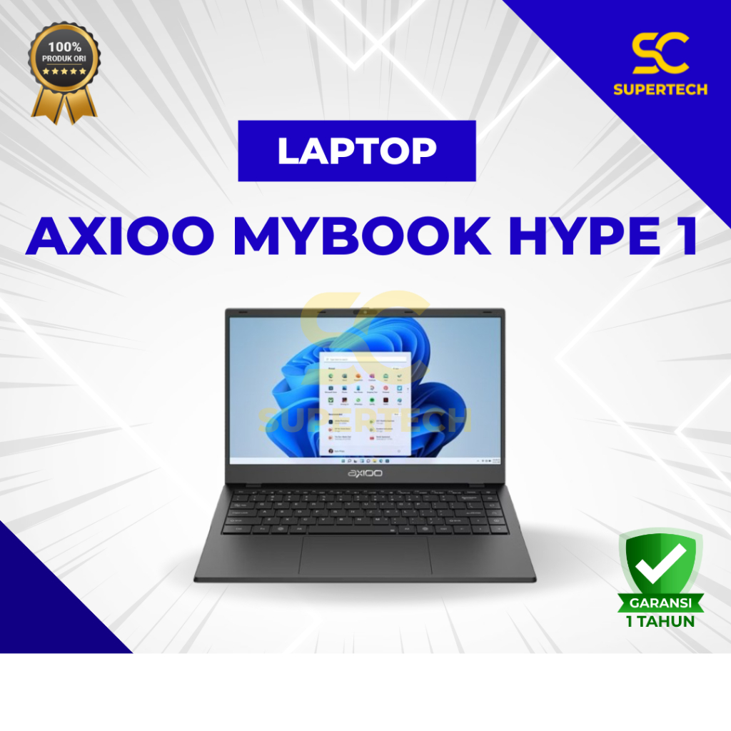 Laptop Axioo MYBOOK HYPE 1 CELERON N4020 4GB -SSD 128GB/256GB -14" HD -WIN11