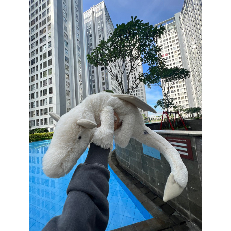 Jellycat dragon snow huge