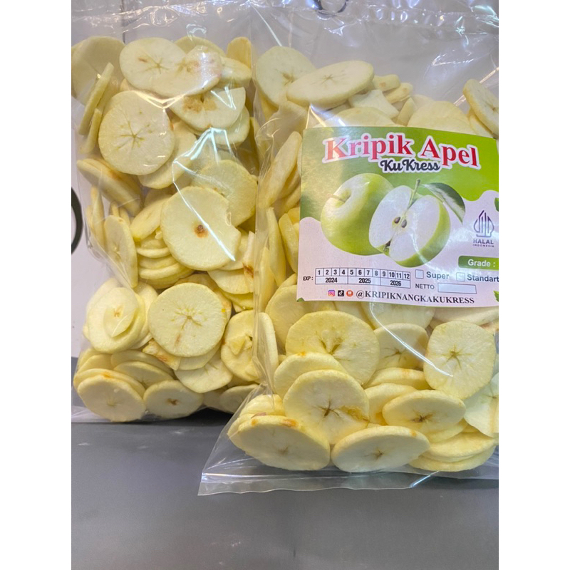 

Kripik apel kemasan icip icip