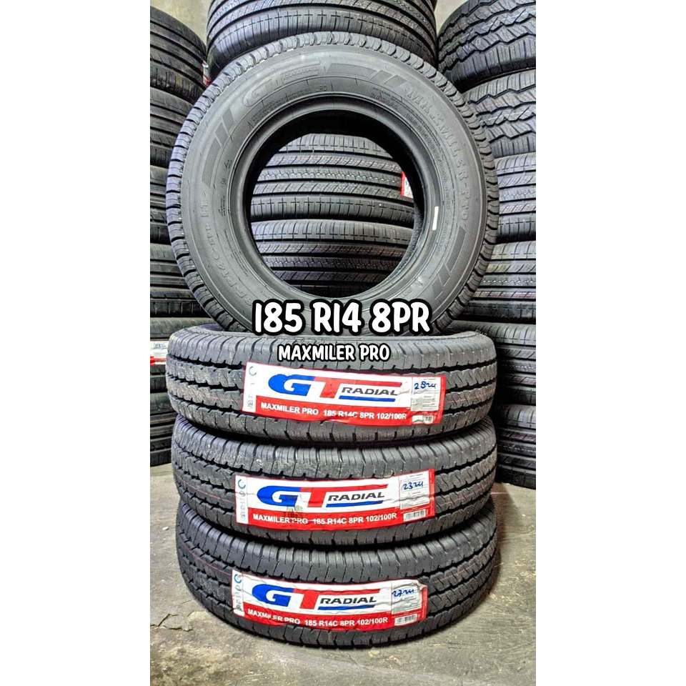 ban mobil tuk muatan R14/185 GT RADIAL MAXMILER ban tubeles ring 14