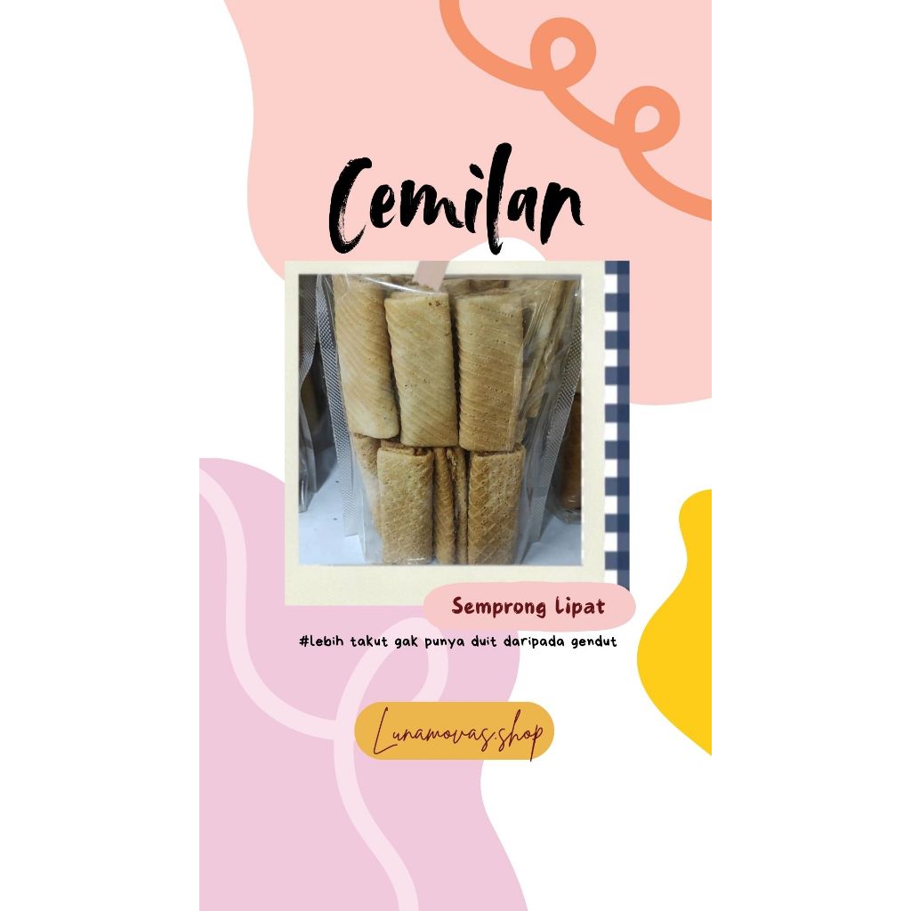 

Kue Semprong Lipat Renyah
