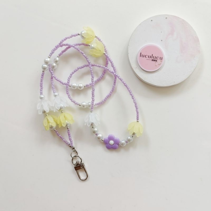 

RK BLOOMY LANYARD - GANTUNGAN ID CARD HANDMADE