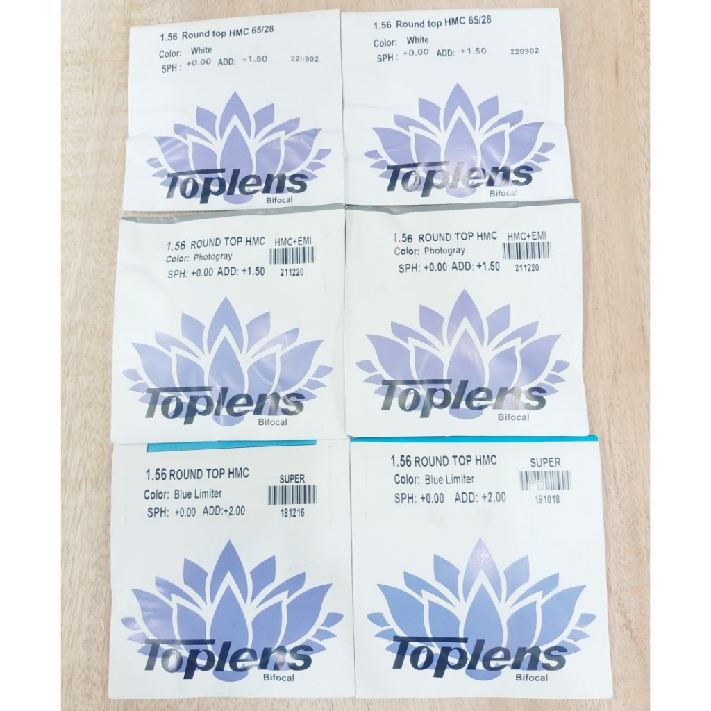 lensa ORIGINAL TOPLENS kryptok lensa kacamata plus bifocal jauh dekat