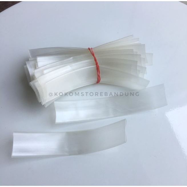 Heatshrink Bening 16mm isolasi bakar bungkus kabel 10cm