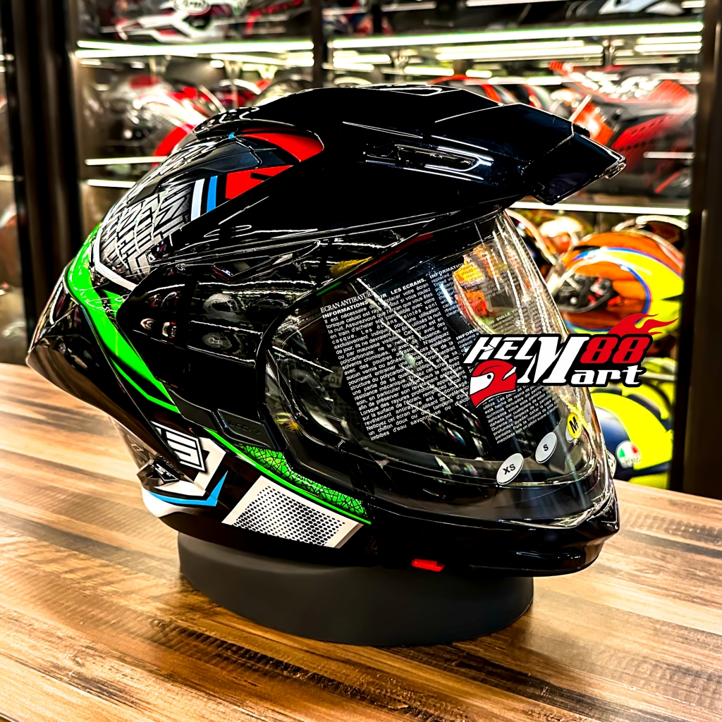 PAKET HELM MODULAR Zeus 613C AJ11 Modular ZS613C ZS-613 613