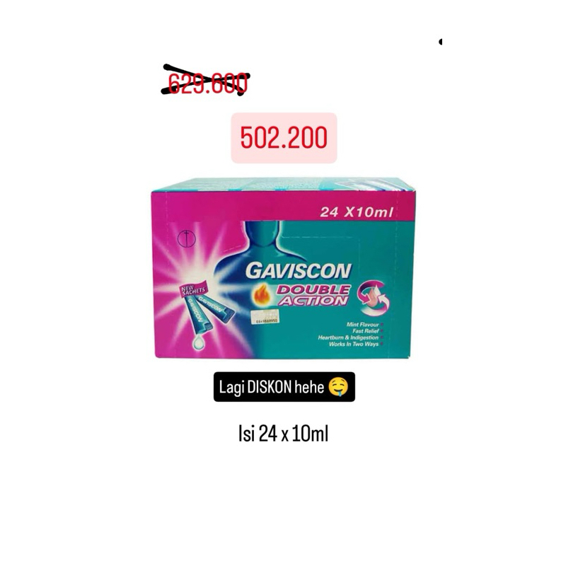Gaviscon Double Action original Malaysia