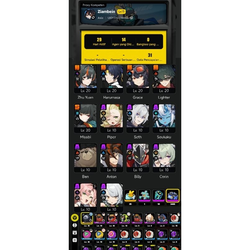 

Zenless zone zero 3 Limit - Miyabi,ZhuYuan,Lighter