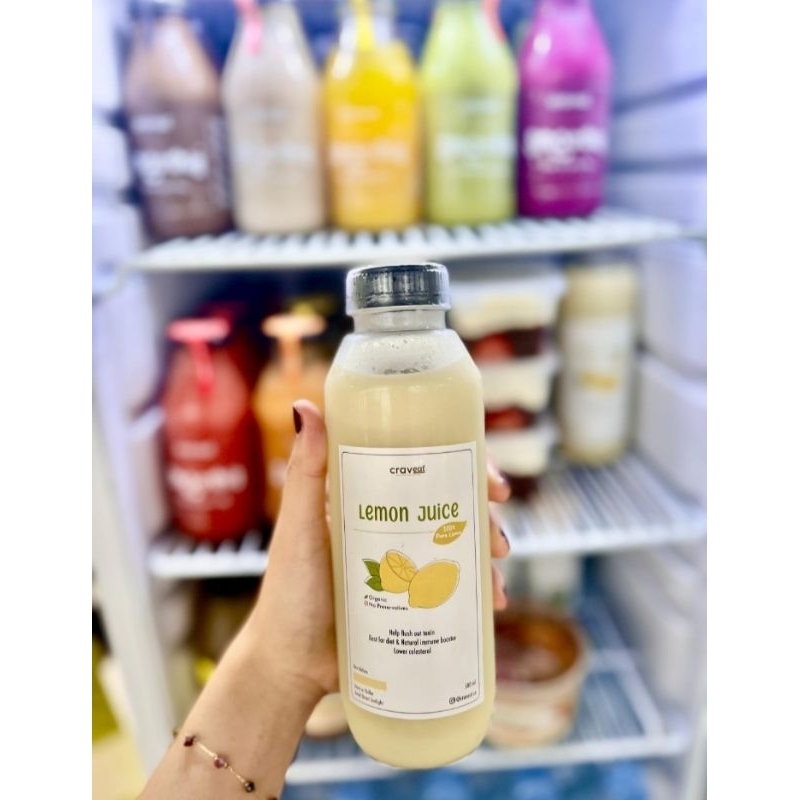 

CRAVEAT 100% Pure Lemon Juice Craveat 500 ml – Fresh, No Sugar, No Preservatives Detox Diet