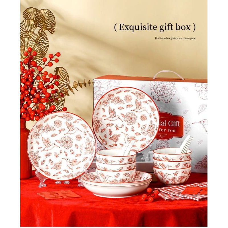 

PARCEL IMLEK PIRING MANGKOK KERAMIK | HAMPERS IMLEK PIRING MANGKOK SENDOK KERAMIK SET | GIFT SET PARCEL KADO IMLEK
