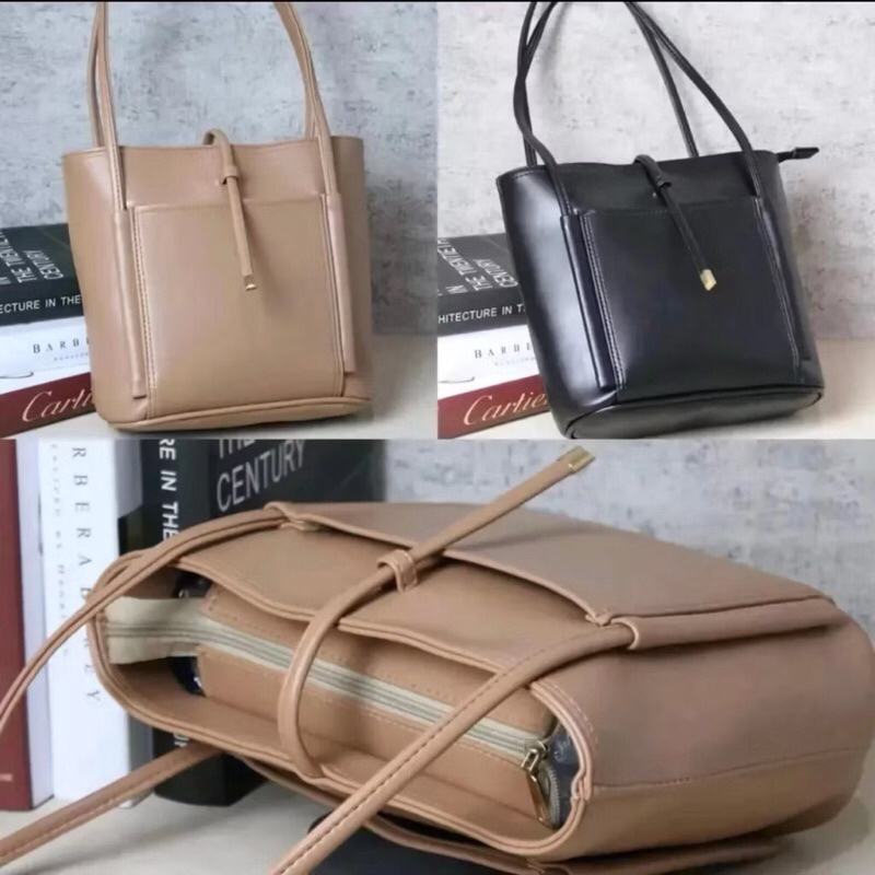 Tote Bag | Tas Kulit Wanita | Tas kantor Import Tas bahu wanita