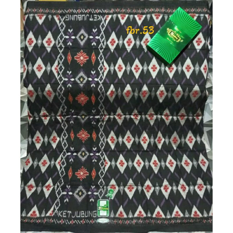 Sarung ketjubung fiber goyor grid green  silver